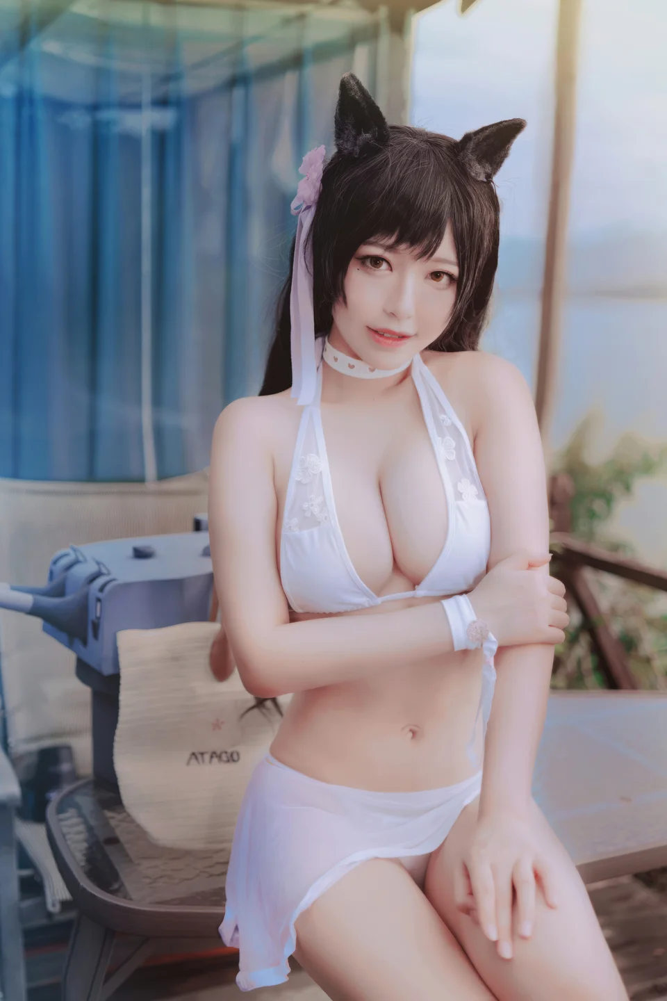 半半子 - No.100 碧蓝航线·爱宕 泳装 [27P-171MB] tg@simisebaisi 【丝足阁】013.webp